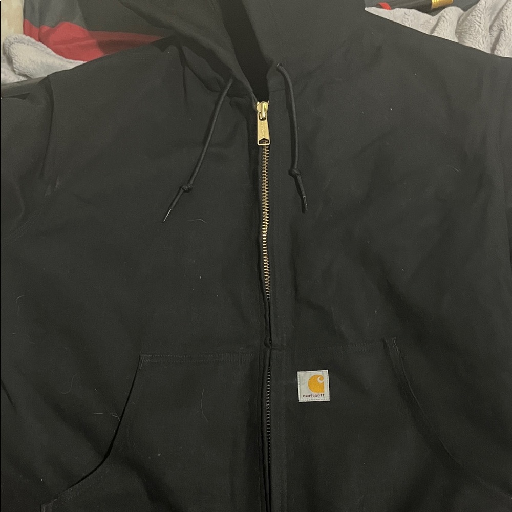 Carhartt Black Full-Zip Hoodie